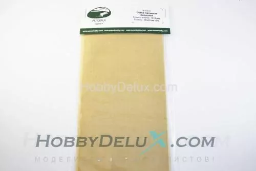 Сетка латунная плетеная, ячейка 0,10 мм 10х20 см