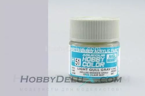 Краска акриловая Hobby Color - H051 Light Gull Grey