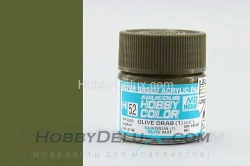 Краска акриловая Hobby Color - H052 Olive drab