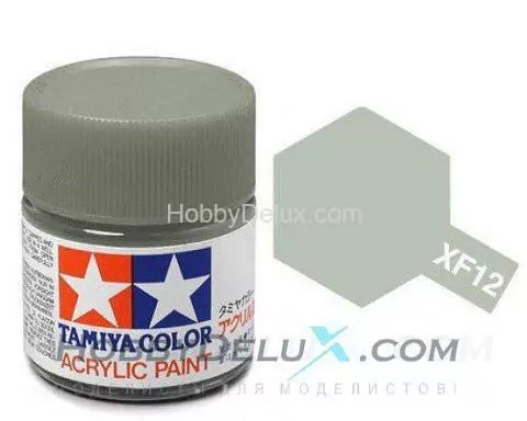 Краска акриловая Tamiya - XF-12 J. N. Grey (Японская морская серая)
