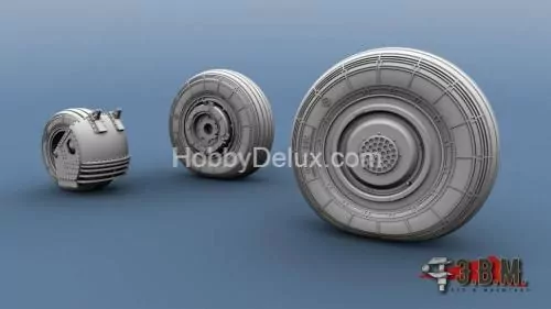 Су-27 колеса шасси 1/72