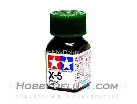 Краска эмалевая Tamiya - X-5 Green