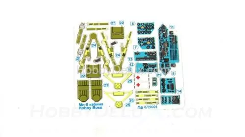 Набор фототравления для Ми-8 (кабина)