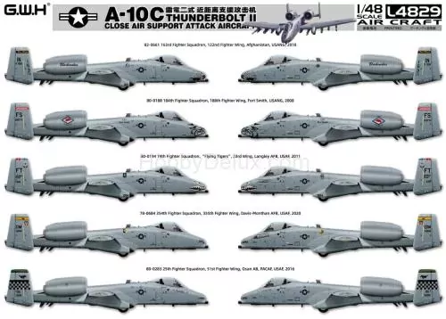 Американский штурмовик A-10C Thunderbolt II