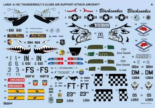 Американский штурмовик A-10C Thunderbolt II