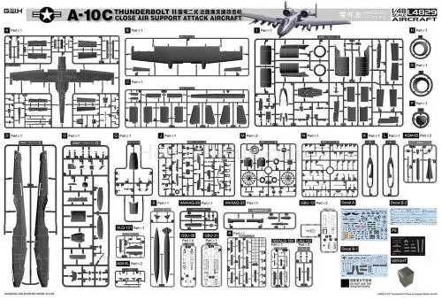 Американский штурмовик A-10C Thunderbolt II