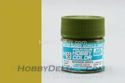 Краска акриловая Hobby Color - H058 Interior Green