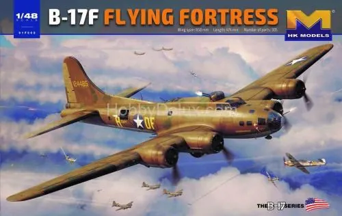 Сборная модель B-17F Flying Fortress
