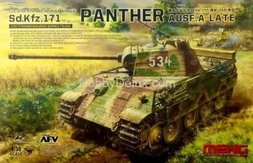 Meng TS-035 German Medium Tank Sd.Hfz.171 Panther Ausf.A LATE