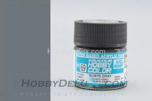 Краска акриловая Hobby Color - H069 RLM75 Grey
