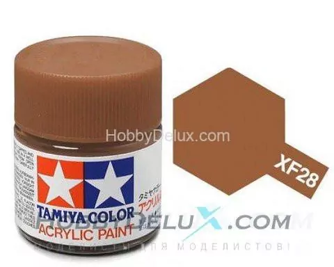 Краска акриловая Tamiya - XF-28 Dark Copper (Темно-медная)