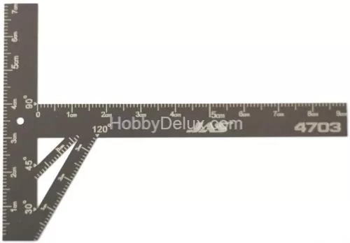 JAS 4703 Угольник-транспортир