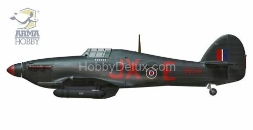 Сборная модель Hurricane Mk IIc