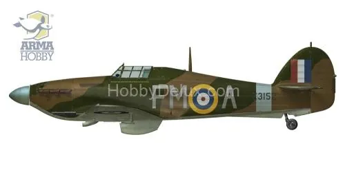Сборная модель Hurricane Mk IIc