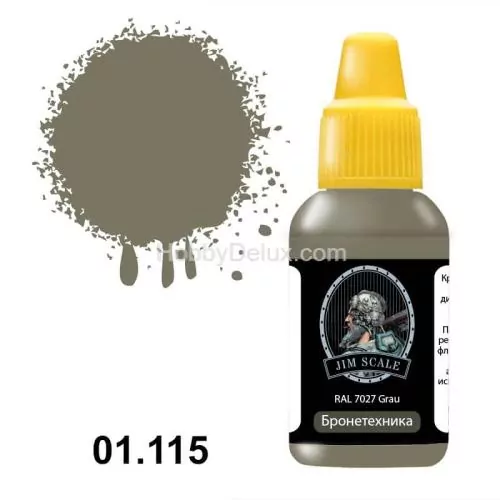 Акриловая краска Jim Scale - RAL 7027 GRAU