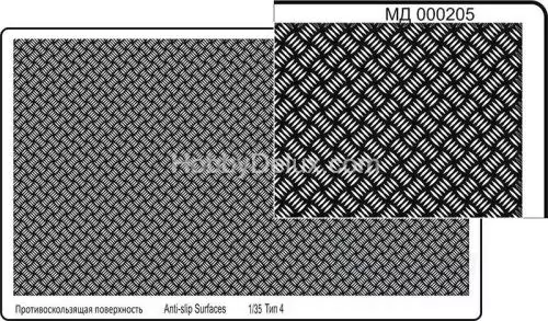 Профнастил (95х55 мм) тип 4, рубец диагональный 5 лепестков