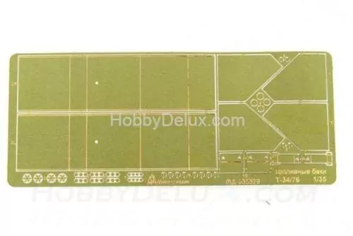 Набор фототравления для Т-34/76 баки кормовые ранние