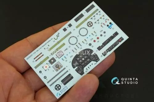 3D Декаль интерьера кабины Як-3 для модели Special Hobby