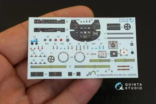 3D Декаль интерьера кабины Як-3 для модели Special Hobby