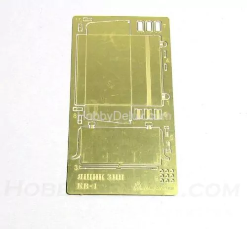 Набор фототравления для танка КВ. Ящик ЗиП (поздний)