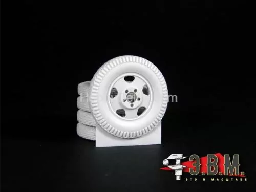 ГАЗ-ААА\БА-3-6-10 колеса &quot;Красный Треугольник&quot; 1/35