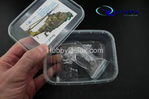 Набор остекления для модели Ми-24/35 (с выпуклыми фонарями) (для модели фирмы Звезда)