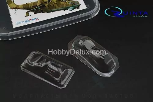 Набор остекления для модели Ми-24/35 (с выпуклыми фонарями) (для модели фирмы Звезда)