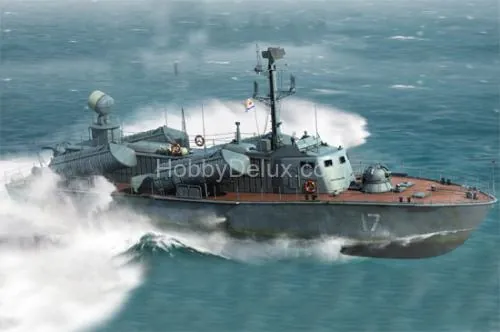 Сборная модель Russian Navy missile boat OSA-2