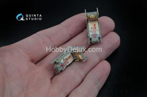 3D Декаль интерьера кабины F-16D, блоков 30/40/50, для модели Kinetic