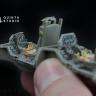 3D Декаль интерьера кабины F-16D, блоков 30/40/50, для модели Kinetic QD48045