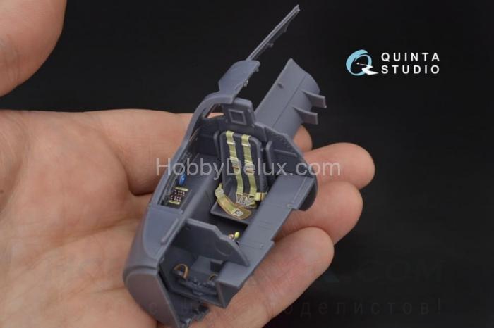 3D Декаль интерьера кабины Me 163B для модели Meng QD32017