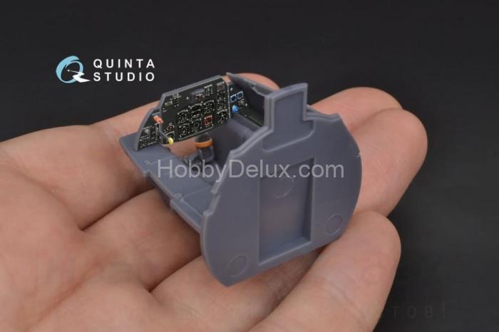 3D Декаль интерьера кабины Me 163B для модели Meng QD32017
