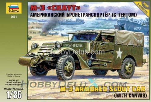 М-3 "Скаут" американский бронетранспортёр (с тентом)