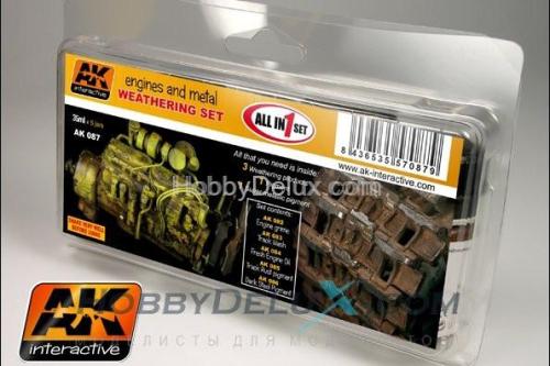 ENGINES AND METAL WEATHERING SET