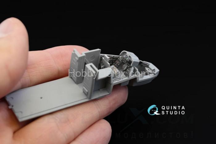 3D Декаль интерьера кабины Ми-24В НАТО (черные панели) QD72019