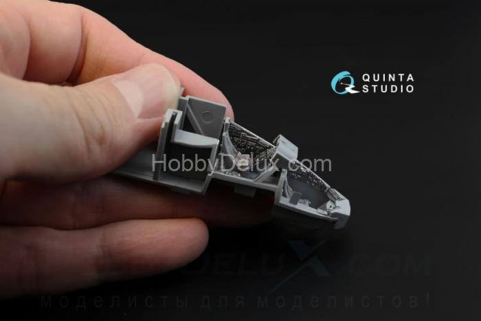 3D Декаль интерьера кабины Ми-24В НАТО (черные панели) QD72019