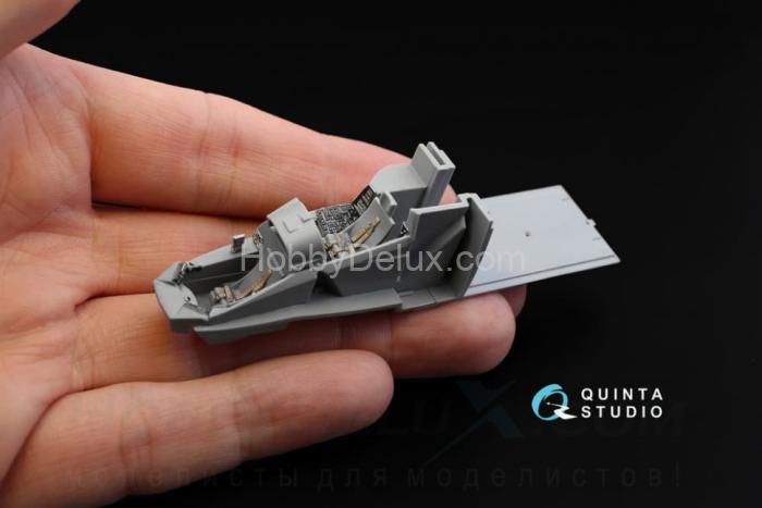 3D Декаль интерьера кабины Ми-24В НАТО (черные панели) QD72019