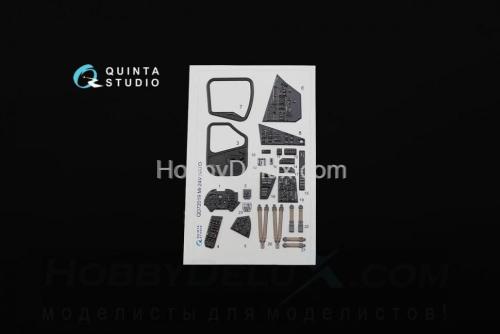 3D Декаль интерьера кабины  Ми-24В НАТО (черные панели)