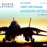 3D Декаль интерьера кабины F-14A для модели Tamiya QD48048