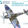 3D Декаль интерьера кабины Spitfire Mk.IX для модели Tamiya QD32018