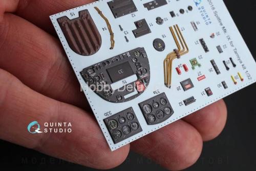 3D Декаль интерьера кабины Spitfire Mk.IX для модели Tamiya