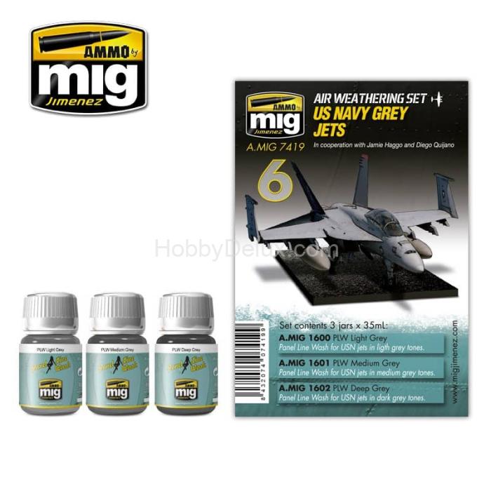 Ammo Mig US NAVY GREY JETS (Реактивные самолеты ВМС США) AMIG7419