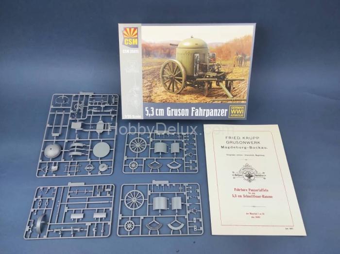 Сборная модель 5,3 Gruson Fahrpanzer CSM35011