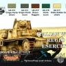 Набор красок Life Color -  ITALIAN WWII REGIO ESERCITO CS08