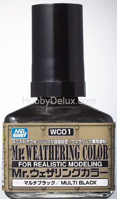 MR.WEATHERING COLOR WC01 - MULTI BLACK