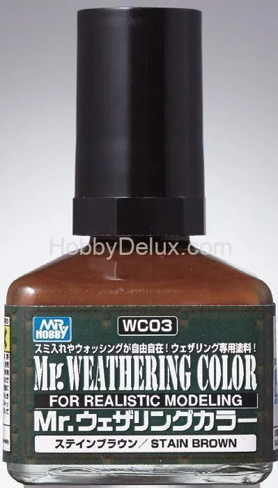 MR.WEATHERING COLOR WC03 - STAIN BROWN