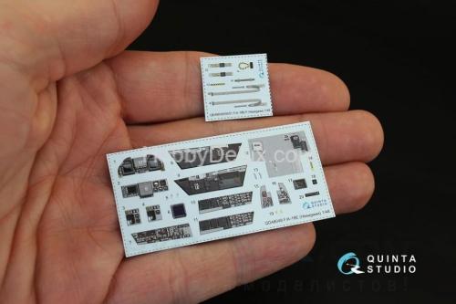 3D Декаль интерьера кабины F/A-18E для модели Hasegawa