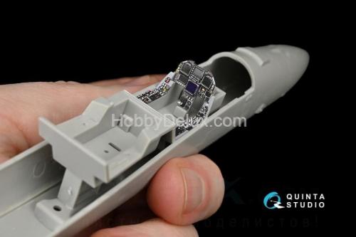 3D Декаль интерьера кабины F/A-18E для модели Hasegawa