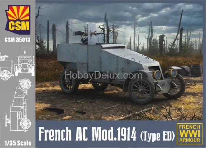 Сборная модель French AC Model 1914 (ED) CSM35013