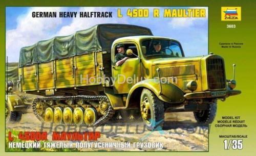 Немецкий полугусиничный грузовик L4000R Маультир